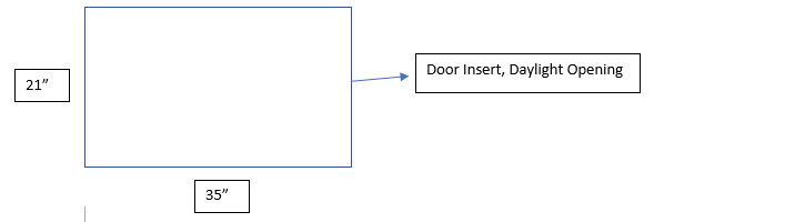 In this example we will be turning a 1-lite door insert 